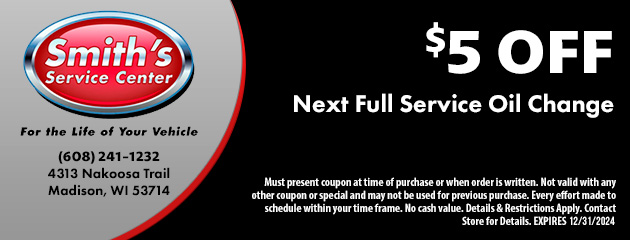 Full Service Oil Change Special